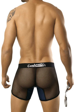 Candyman Blue Police Costume Boxer & Handcuff Set thumbnail 2