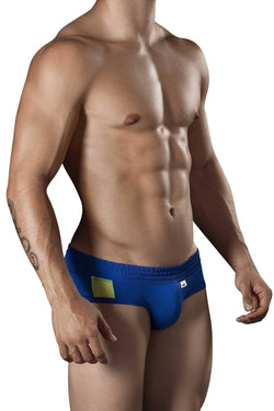 Candyman Electric-Blue/Lime Mesh-Panel Sunny Brief thumbnail 2