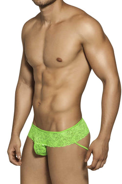 Candyman Green Lace Jockstrap thumbnail 1