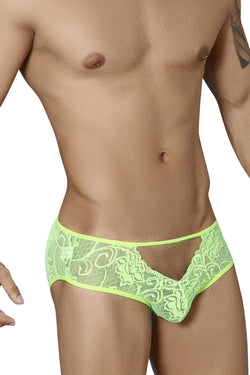 Candyman Hot Green Sneak Peak Lace Brief thumbnail 2