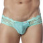 Candyman Mint-Green Sheer-Lace Bikini Brief