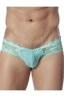 Candyman Mint-Green Sheer-Lace Bikini Brief thumbnail 1
