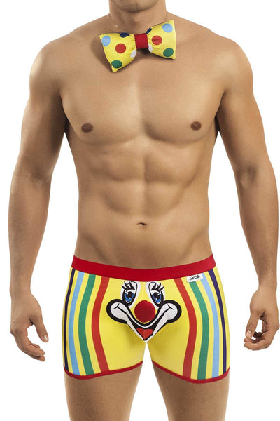 Candyman Multi-Color Clown Boxer & Bow-Tie Costume