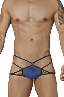Candyman Navy/Black Super Strappy Jock-String thumbnail 1