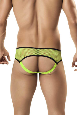 Candyman Neon-Green Fishnet Jock thumbnail 1