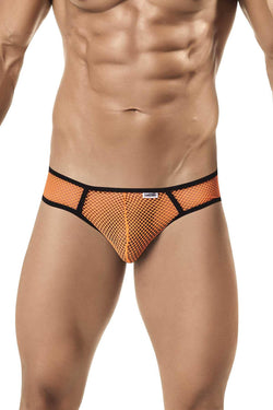 Candyman Neon-Orange Fishnet Jock thumbnail 2