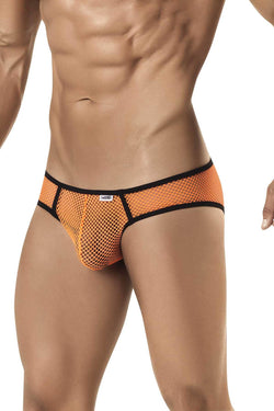 Candyman Neon-Orange Fishnet Jock thumbnail 3
