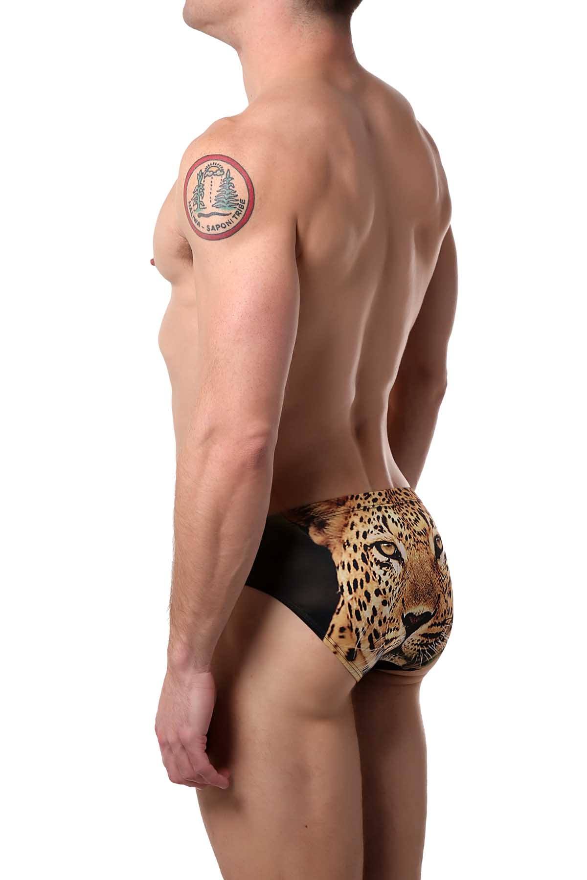 Candyman Printed Cheetah Swim Bikini