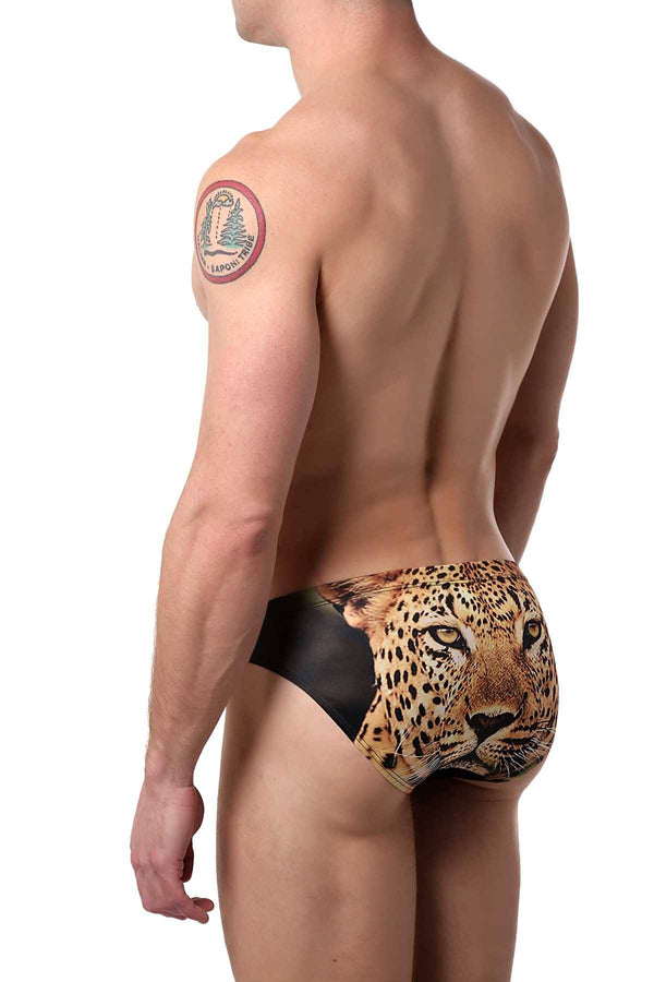 Candyman Printed Cheetah Swim Bikini