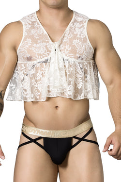 Candyman Red/Ivory/Black Pirate Costume thumbnail 1