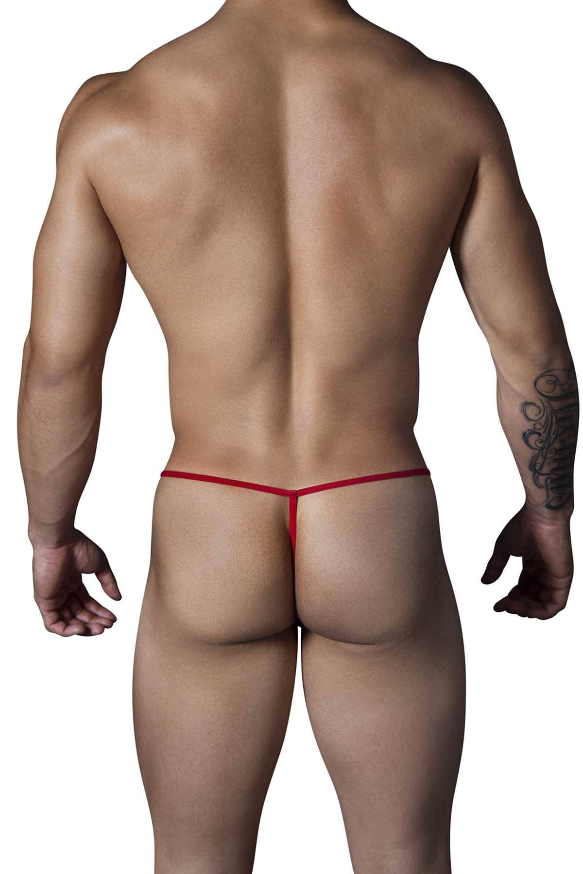 Candyman Red Lace String Thong
