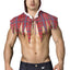 Candyman Red-Plaid Cape & Blue-Denim Brief Sexy Sheep Costume