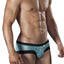 Candyman Turquoise Sheer-Lace Brief