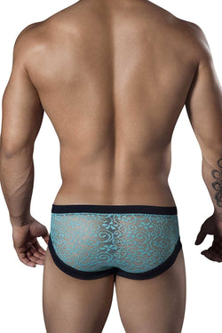 Candyman Turquoise Sheer-Lace Brief thumbnail 3