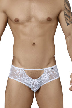 Candyman White Sneak Peak Lace Brief thumbnail 1