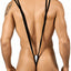 Candyman White Strappy Suspender Thong