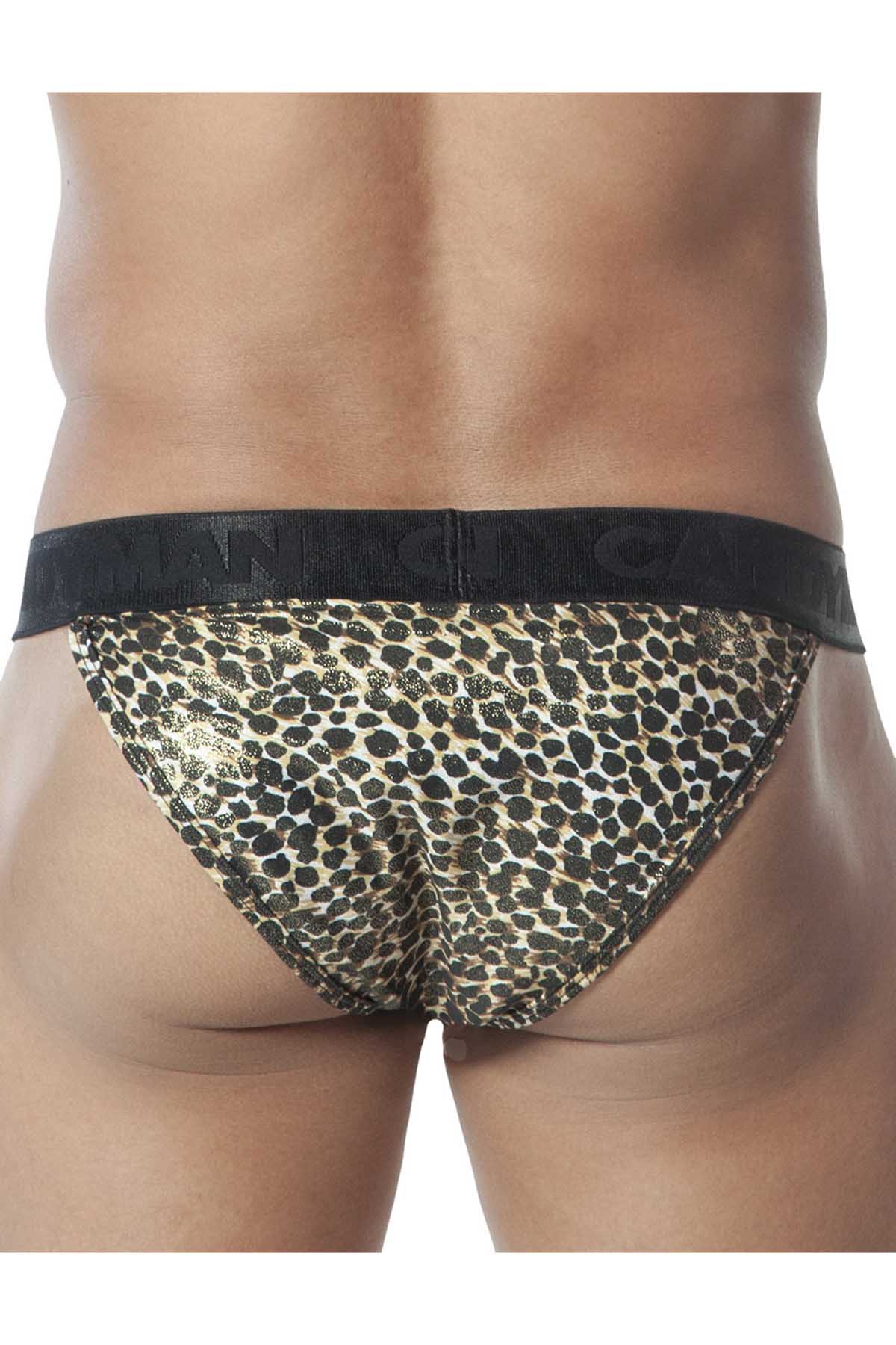 Candyman Yellow Cheetah Bikini Brief