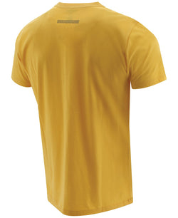 Caterpillar Heavy Equipment Company Logo Graphic T-shirt Yellow thumbnail 2