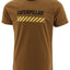 Caterpillar Work Area Logo Graphic T-shirt Bronze