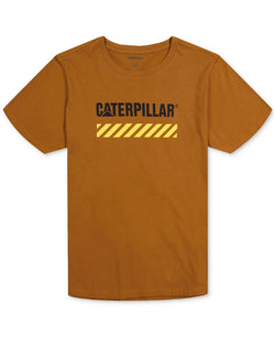 Caterpillar Work Area Logo Graphic T-shirt Bronze thumbnail 3
