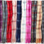 Cejon Red Grid-Pattern Woven Scarf