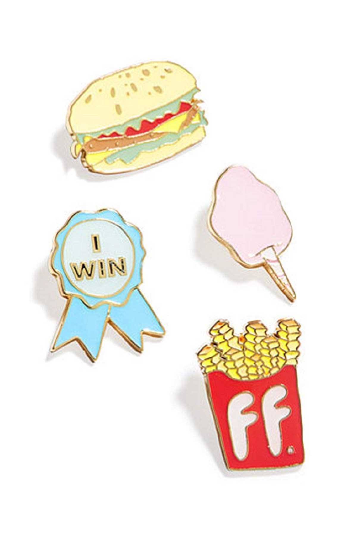 Celebrate Shop Fun Food 4-pc Pin Set