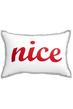 Celebrate Shop Naughty And Nice 13x20 Reversible Throw Pillow thumbnail 2