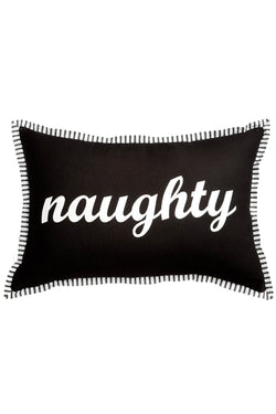 Celebrate Shop Naughty And Nice 13x20 Reversible Throw Pillow thumbnail 3