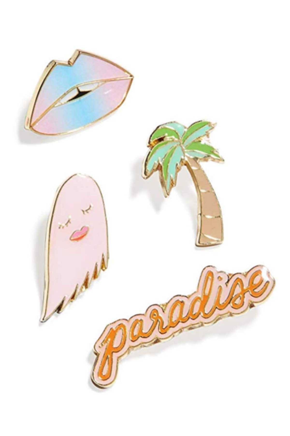 Celebrate Shop Paradise 4-pc Pin Set