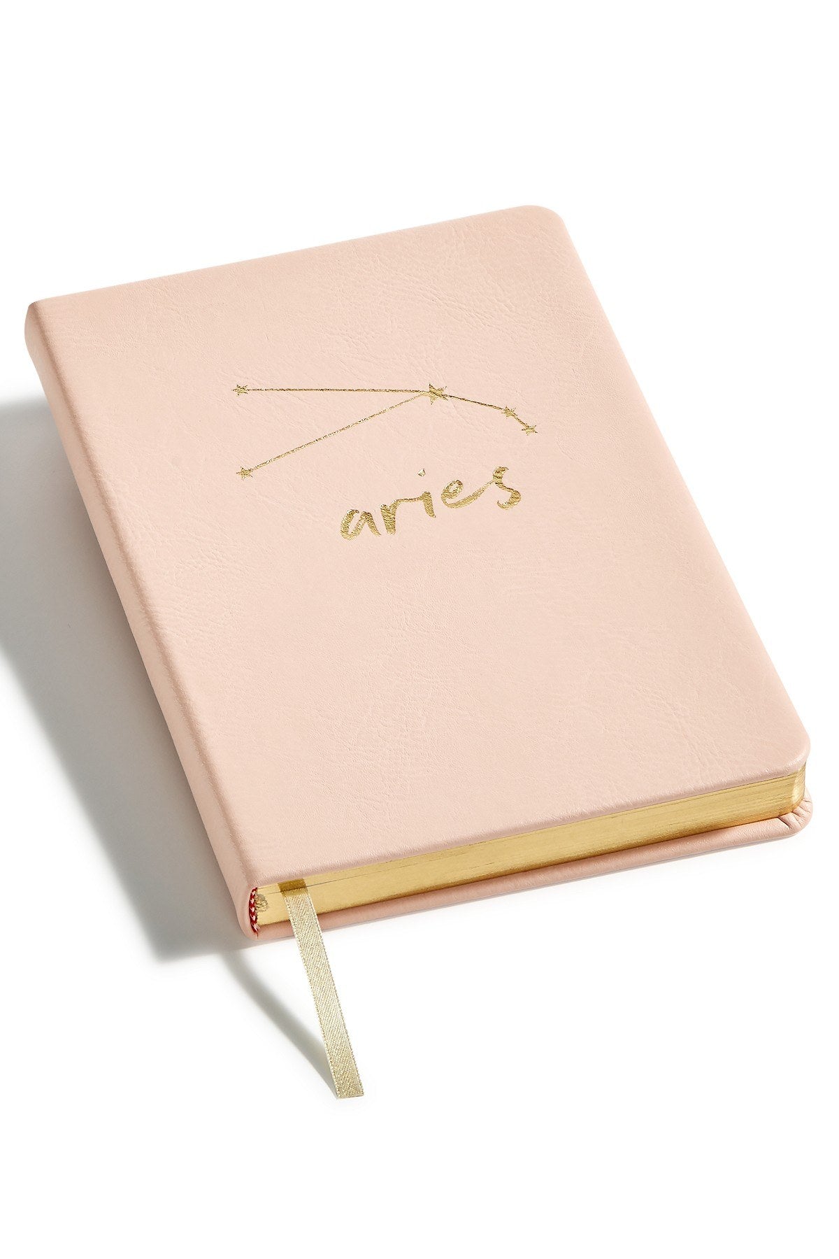 Celebrate Shop Pink ARIES Zodiac Faux-Leather Notebook