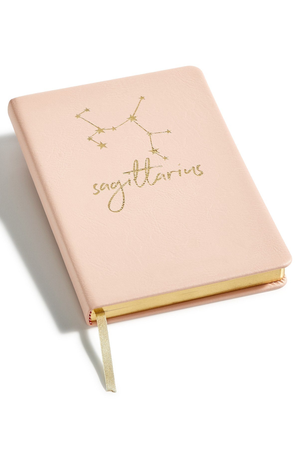 Celebrate Shop Pink SAGITTARIUS Zodiac Faux-Leather Notebook