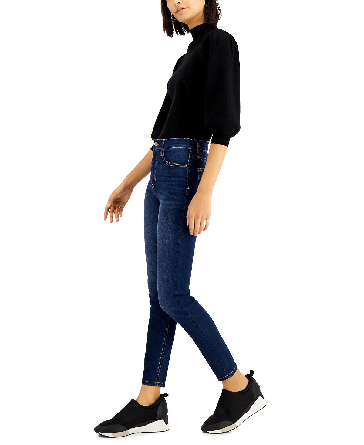 Celebrity Pink High Rise Ripped Skinny Ankle Jeans Deadline
