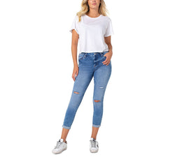 Celebrity Pink High Rise Ripped Skinny Ankle Jeans Just Believe thumbnail 1