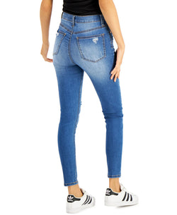 Celebrity Pink High Rise Ripped Skinny Ankle Jeans On The Town thumbnail 2