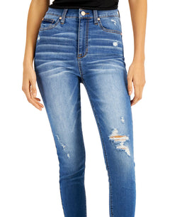 Celebrity Pink High Rise Ripped Skinny Ankle Jeans On The Town thumbnail 4