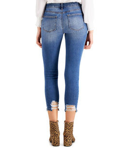 Celebrity Pink Juniors' Ankle Skinny Jeans Tapped Out thumbnail 2