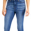 Celebrity Pink Juniors' Curvy High Rise Skinny Cropped Jeans Rudolph