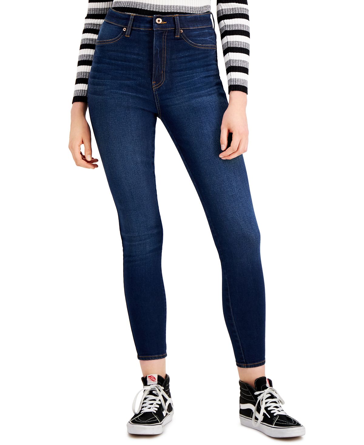 Celebrity Pink Juniors' Curvy High-rise Skinny Jeans Paseo