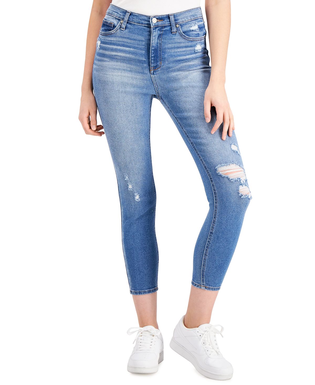 Celebrity Pink Juniors' High-rise Skinny Ankle Jeans Save The Day