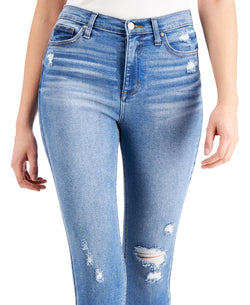 Celebrity Pink Juniors' High-rise Skinny Ankle Jeans Save The Day thumbnail 4