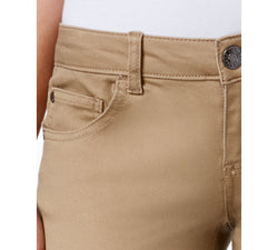 Celebrity Pink Juniors' Jayden Mid-rise Colored Wash Skinny Jeans Khaki thumbnail 2