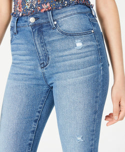 Celebrity Pink Juniors' Ripped High-rise Skinny Jeans Colombia thumbnail 4