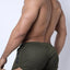 CellBlock 13 Army Green Linebacker Short w/ Cockpouch