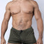 CellBlock 13 Army Green Linebacker Short w/ Cockpouch