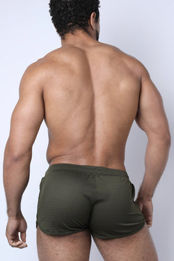 CellBlock 13 Army Green Linebacker Short w/ Cockpouch thumbnail 3