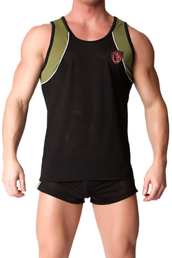 CellBlock 13 Army-Green United Puppy Mesh Tank thumbnail 2