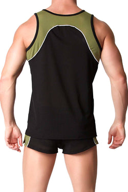 CellBlock 13 Army-Green United Puppy Mesh Tank thumbnail 3
