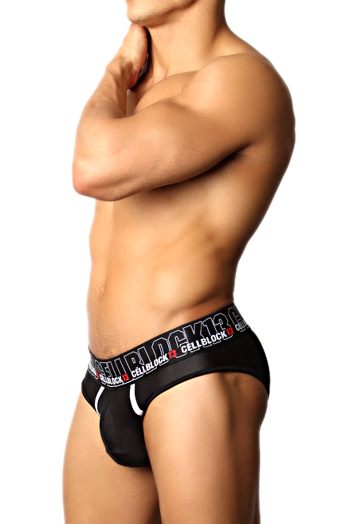 CellBlock 13 Black Back Alley C-Ring Brief