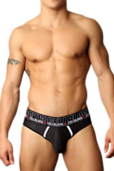 CellBlock 13 Black Back Alley C-Ring Brief