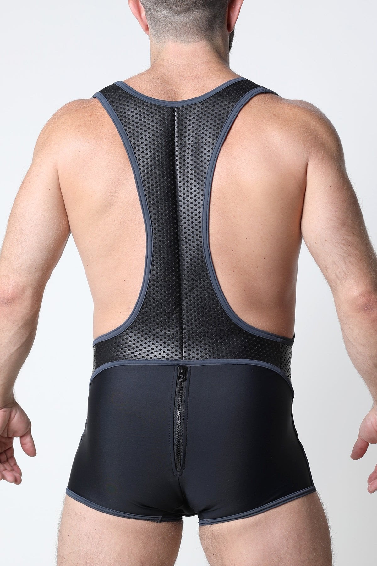 CellBlock 13 Black Gauntlet Zipper Singlet